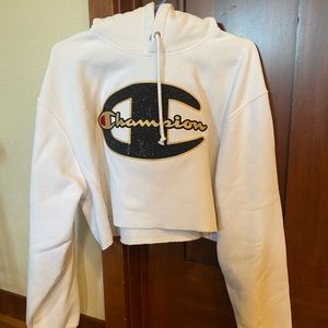 Champion cropped hoodie